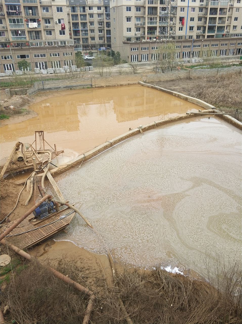 砚山沉淀池淤泥清理-厂区废水池淤泥清淤